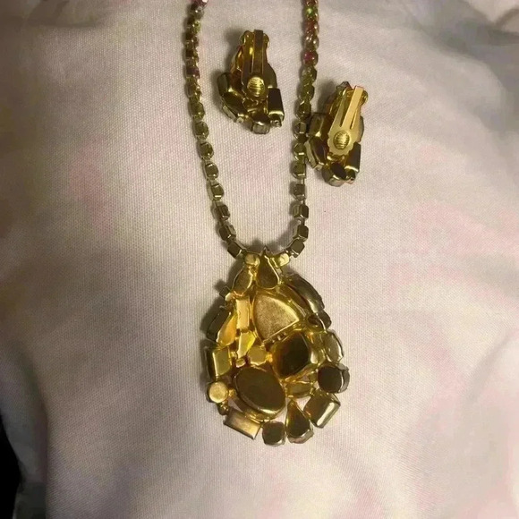 JULIANA Delizza & Elster Studio Girl Heirloom Parure Choker Necklace & Earrings - Picture 6 of 15